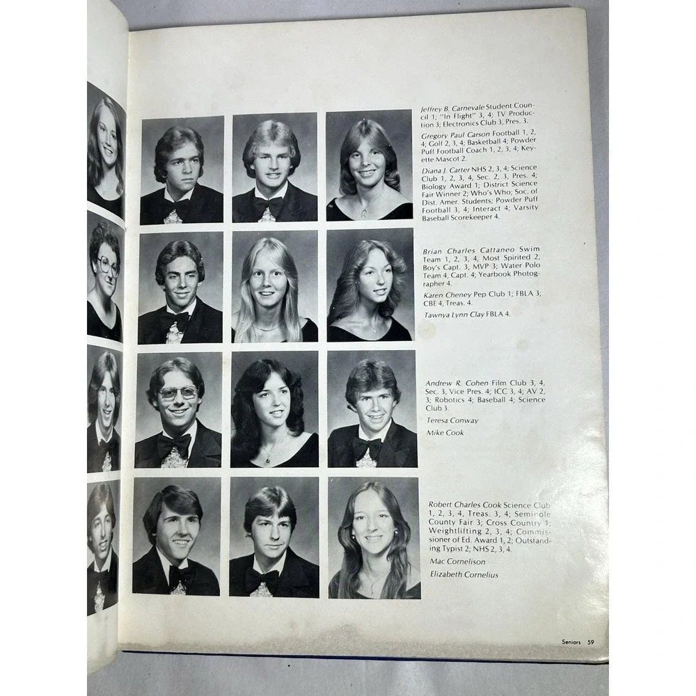 Vintage 1979 Lake Howell High School Maitland Florida Yearbook Collectible Pics